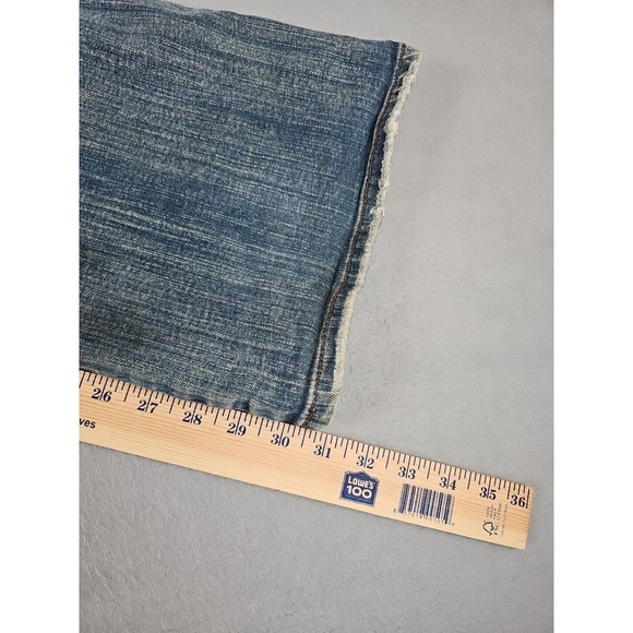 MAVI Women's Size 32 x 32 Flap Coin Pocket Pant Denim Blue Flared Jeans - Picture 14 of 14